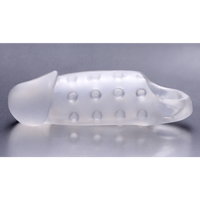 XR Brands Transparent Smooth Penis Sleeve - thumbnail