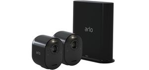 ARLO Ultra 2 Spotlight 2cam Kit black VMS5240B-200EUS IP-Bewakingscameraset WiFi Met 2 cameras 3840 x 2160 Pixel