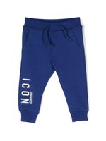 DSQUARED2 KIDS Icon drawstring jersey track pants - Bleu