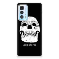 Silicone Back Case Motorola Edge 20 Pro Skull Eyes