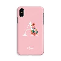 Pink Bouquet: iPhone Xs Volledig Geprint Hoesje - thumbnail