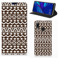 Huawei P Smart (2019) Hoesje met Magneet Aztec Brown