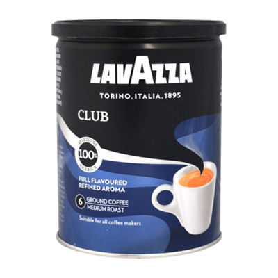 Lavazza - gemalen koffie - Club Tin Lavazza - gemalen koffie - Club Tin