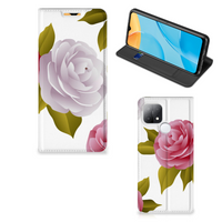 OPPO A15 Smart Cover Roses