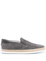 Tod's mocassins en daim - Gris - thumbnail