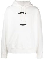 MM6 Maison Margiela hoodie en coton à imprimé graphique - Blanc