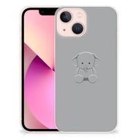 iPhone 13 mini Telefoonhoesje met Naam Grijs Baby Olifant