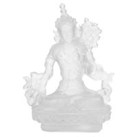 Beeld van Witte Tara (Transparant Wit)