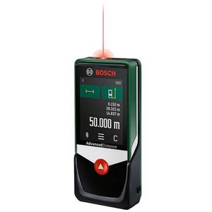 Bosch Home and Garden AdvancedDistance 50C Laserafstandsmeter Bluetooth, Touchscreen Meetbereik (max.) 50 m