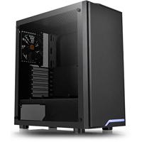 Thermaltake H100 TG (CA-1L4-00M1WN-02) *1871.,zwart.