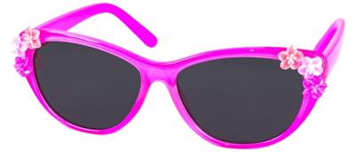 Kool Kidz kinderzonnebril met bloemen meisjes roze Kool Kidz kinderzonnebril met bloemen meisjes roze