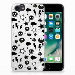 Silicone Back Case iPhone SE 2022 | SE 2020 | 8 | 7 Silver Punk