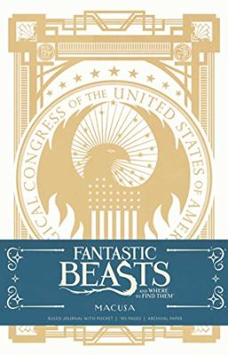 Fantastic Beasts Macusa Hardcover Ruled Journal