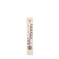 Kamerthermometer 15 cm hout
