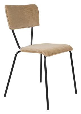 Dutchbone Eetkamerstoel 'Melonie', kleur Zand