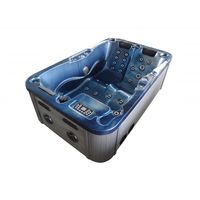 Badstuber Modena outdoor whirlpool 3-persoons blauw - thumbnail