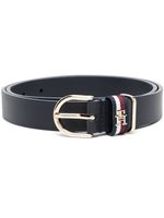 Tommy Hilfiger ceinture Timeless en cuir - Bleu - thumbnail