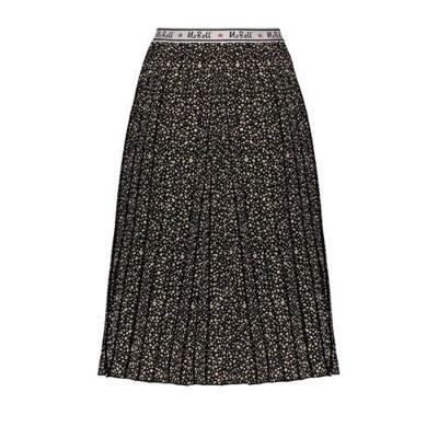 NoBell’ rok Noelb met all over print zwart/lichtgeel