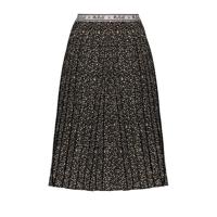 NoBell’ rok Noelb met all over print zwart/lichtgeel