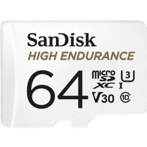 SanDisk High Endurance flashgeheugen 64 GB MicroSDXC UHS-I Klasse 10