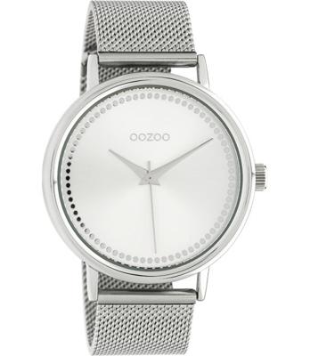 OOZOO Timepieces Horloge Zilver/Wit | C10643