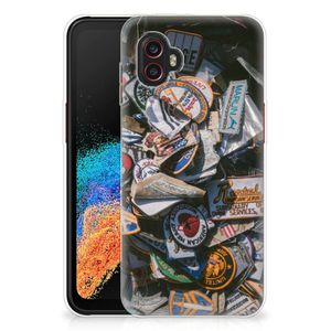 Samsung Galaxy Xcover 6 Pro Siliconen Hoesje met foto Badges