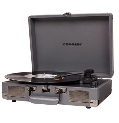 Crosley Cruiser Deluxe Platenspeler Met Bluetooth - Slate Crosley Cruiser Deluxe Platenspeler Met Bluetooth - Slate