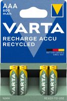 Varta AAA Recycled 800mah 4x - thumbnail