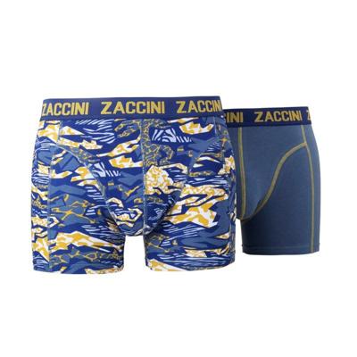 Zaccini 2-pack boxershorts - smokey grey + print Zaccini 2-pack boxershorts - smokey grey + print