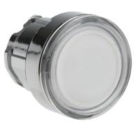 Schneider ZB4BW313 frontelement lichtdrukknop, wit, diameter 22 cm