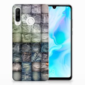 Silicone Back Cover Huawei P30 Lite Spijkerbroeken