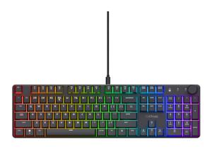 Trust GXT 866 TORIX toetsenbord Gamen USB QWERTY US International Zwart