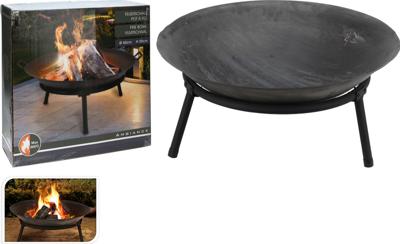 Valetti vuurschaal 50 cm met standaard