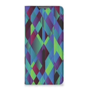 Motorola Moto G52 | Moto G82 Stand Case Abstract Green Blue