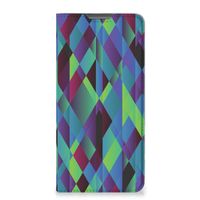 Motorola Moto G52 | Moto G82 Stand Case Abstract Green Blue - thumbnail