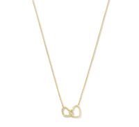 TFT Collier Geelgoud Hartjes 0,8 mm 40 - 42 - 44 cm