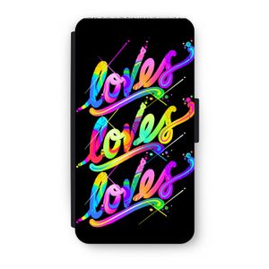 Loves: iPhone X Flip Hoesje