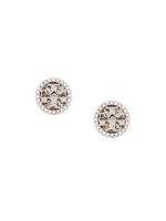 Tory Burch puces d'oreilles à logo - Argent