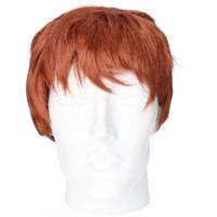 Rubies Verkleedpruik voor heren - rood - Seventies/popster/sixties/surfboy - Carnaval - kort haar   -