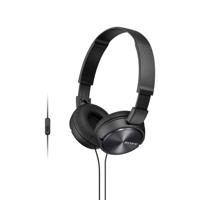 Sony MDR-ZX310AP On Ear koptelefoon Kabel Zwart Headset, Vouwbaar - thumbnail