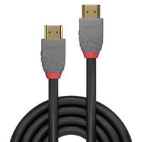 Lindy 36966 HDMI kabel 7,5 m HDMI Type A (Standaard) Zwart, Grijs - thumbnail