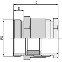 LAPP 52005500 Wartel PG29 Messing Messing 10 stuk(s) - thumbnail