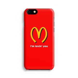 I'm lovin' you: Volledig Geprint iPhone 7 Hoesje