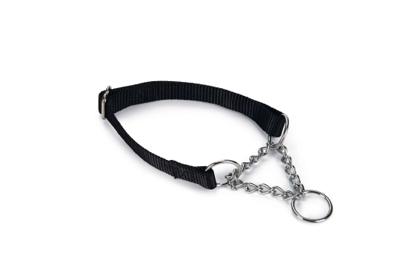 Beeztees - Halsband Hond - Nylon - Zwart - 30-40 Cm X 15 Mm
