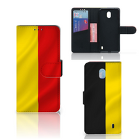 Nokia 1 Plus Bookstyle Case Belgische Vlag - thumbnail