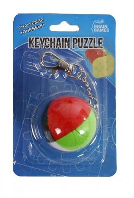Brain Games sleutelhangerpuzzel rond 4 cm