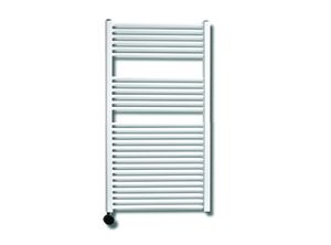 Sanicare elektrische design radiator 60x112cm wit met thermostaat links chroom