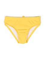 DSQUARED2 KIDS slip de bain à logo imprimé - Jaune