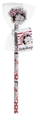 Kamparo Betty Boop potlood met gum witte stipjes Kamparo Betty Boop potlood met gum witte stipjes
