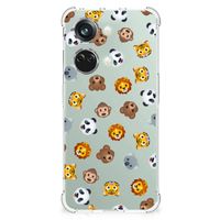 Doorzichtige Silicone Hoesje voor OnePlus Nord 3 Dieren Emojis